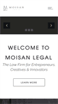 Mobile Screenshot of moisanlegal.com